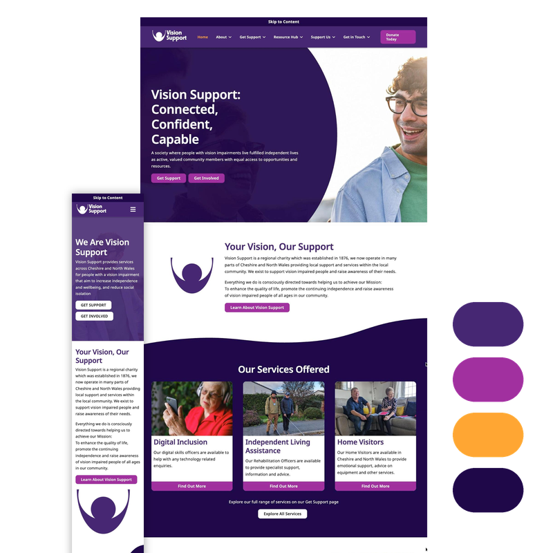 Vision Support by Delivered Social