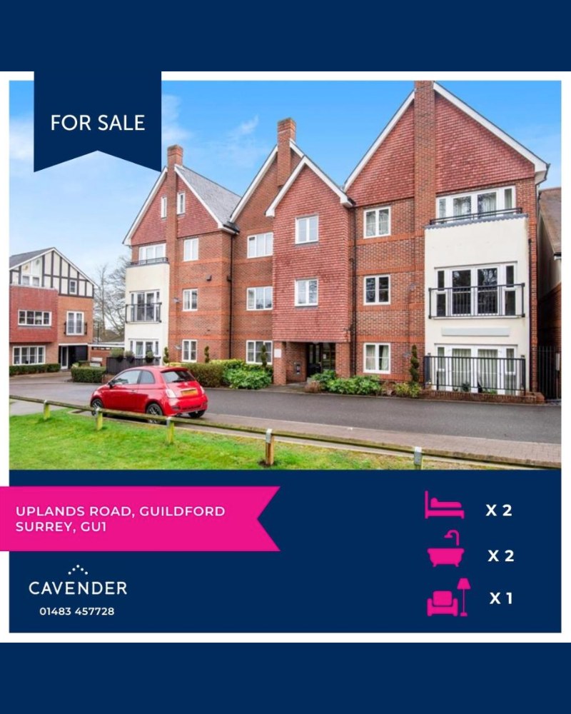 Guildford property for sale post for Cavender Estate Agents by Delivered Social