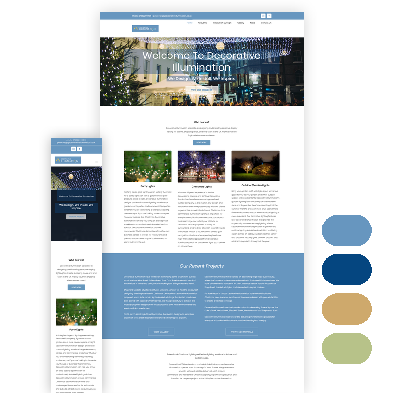 Decorative Illumination by Delivered Social