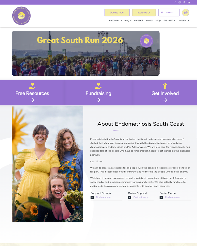 Endometriosis South Coast Website Homepage Endometriosis South Coast Website Homepage