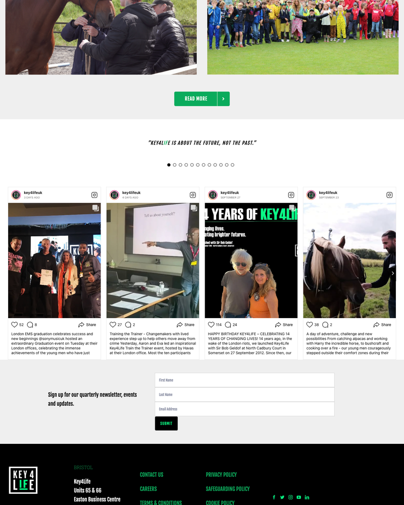 Key4Life Website Sections Key4Life Website Sections