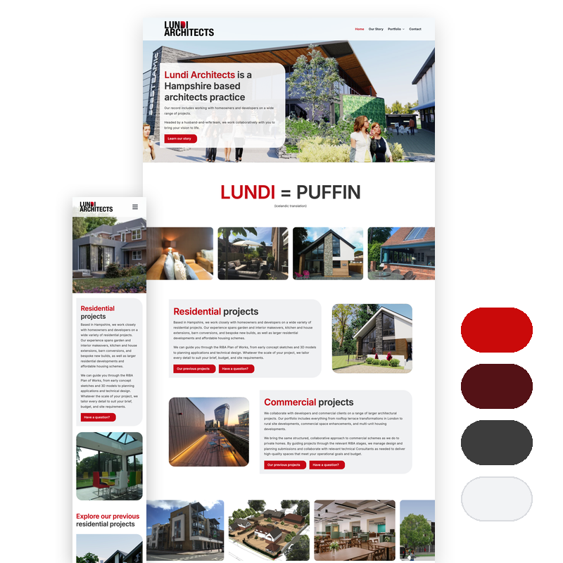 Lundi Architects by Delivered Social