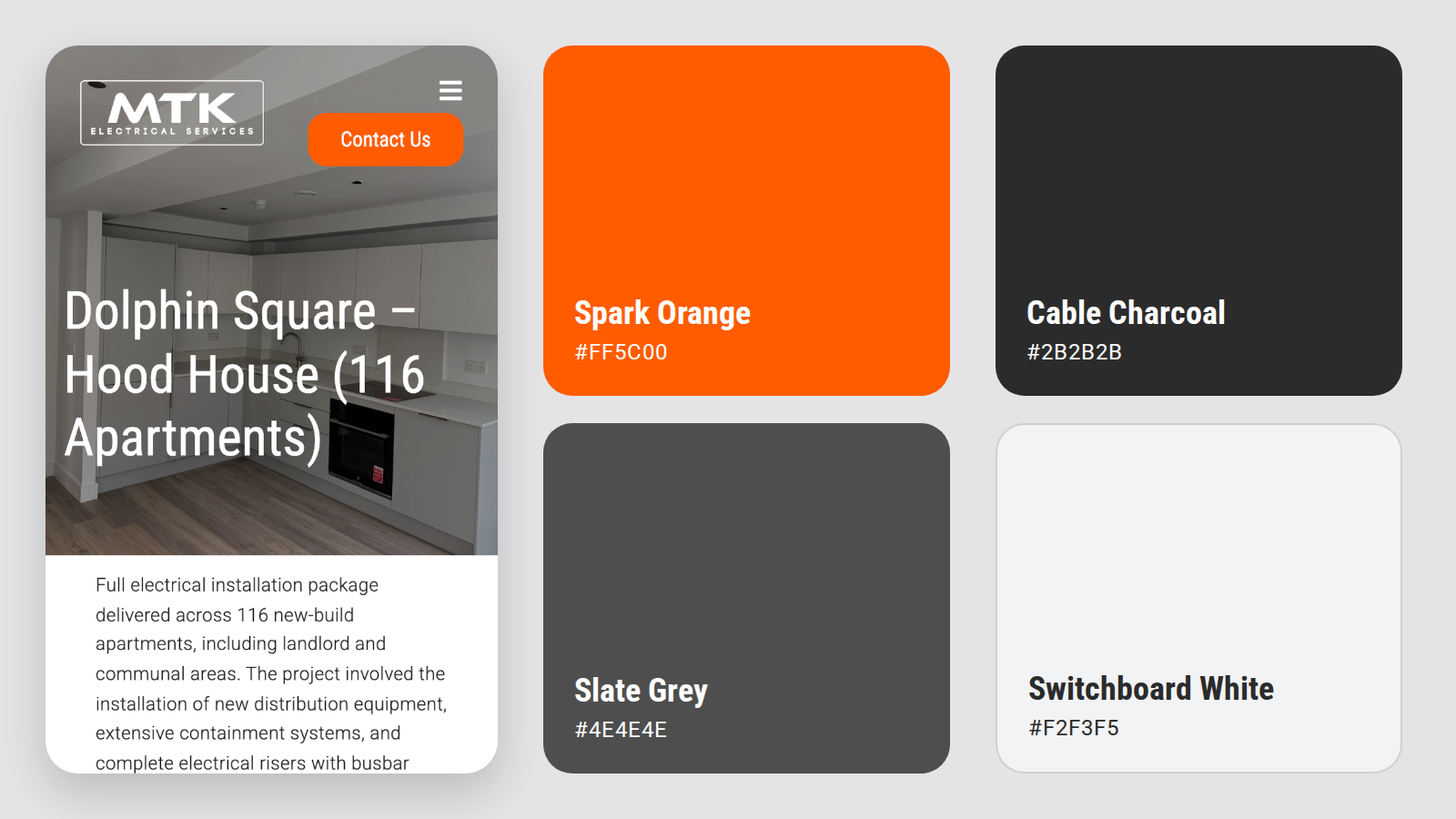 MTK Electrical Colours