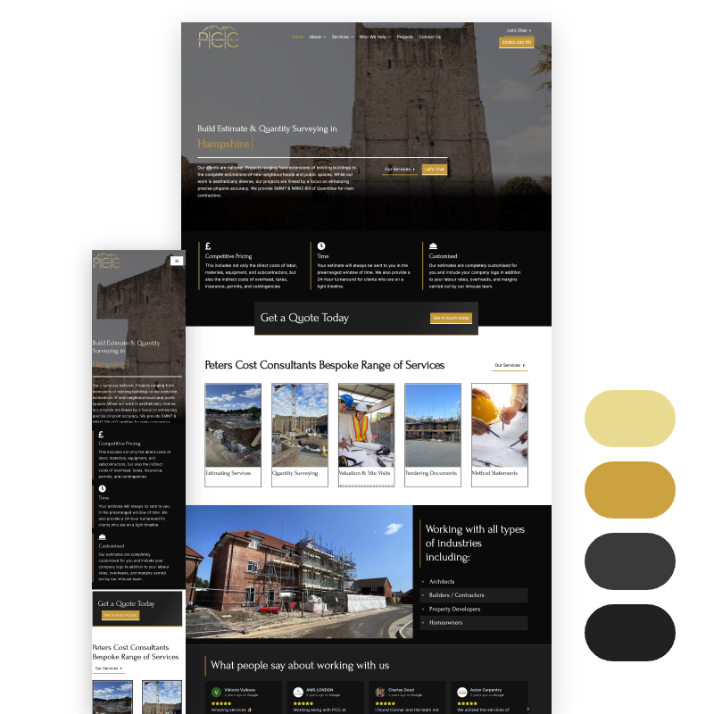 Peters Cost Consultants by Delivered Social