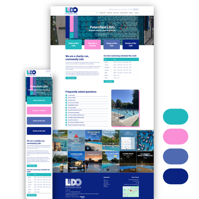 Petersfield Lido by Delivered Social