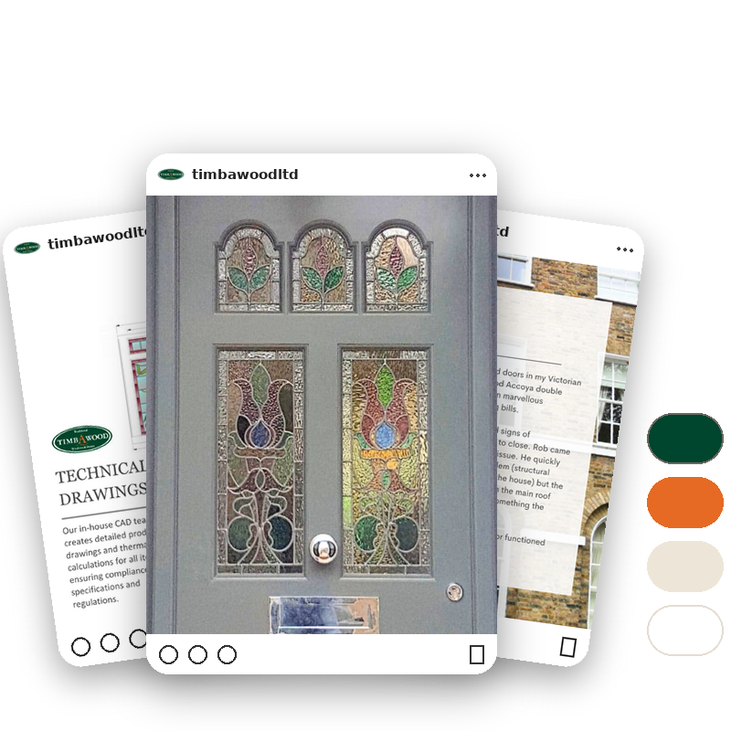 Timbawood social media posts by Delivered Social