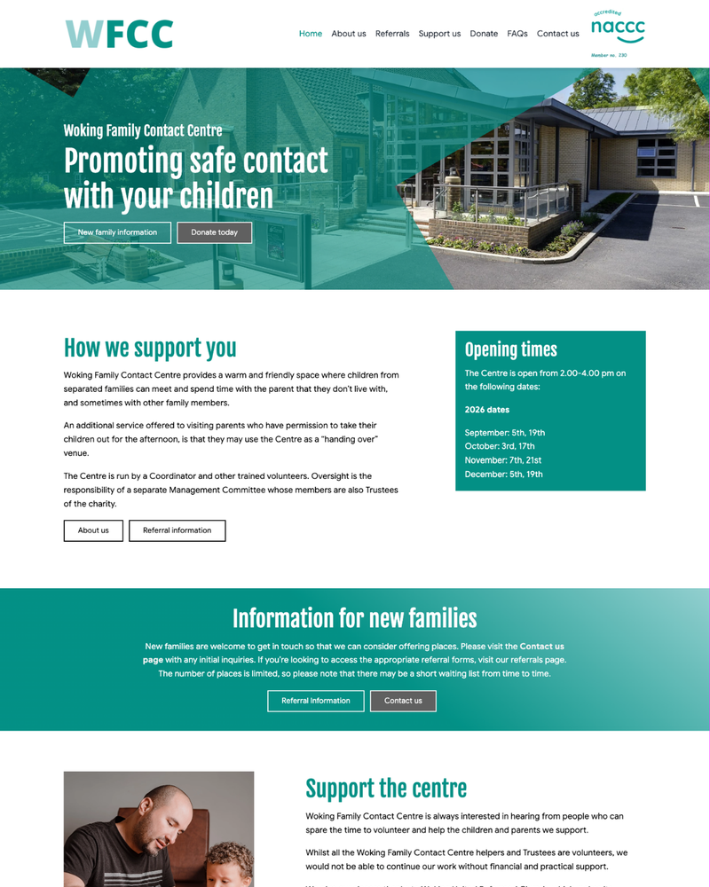Woking Family Contact Centre Website Homepage Woking Family Contact Centre Website Homepage