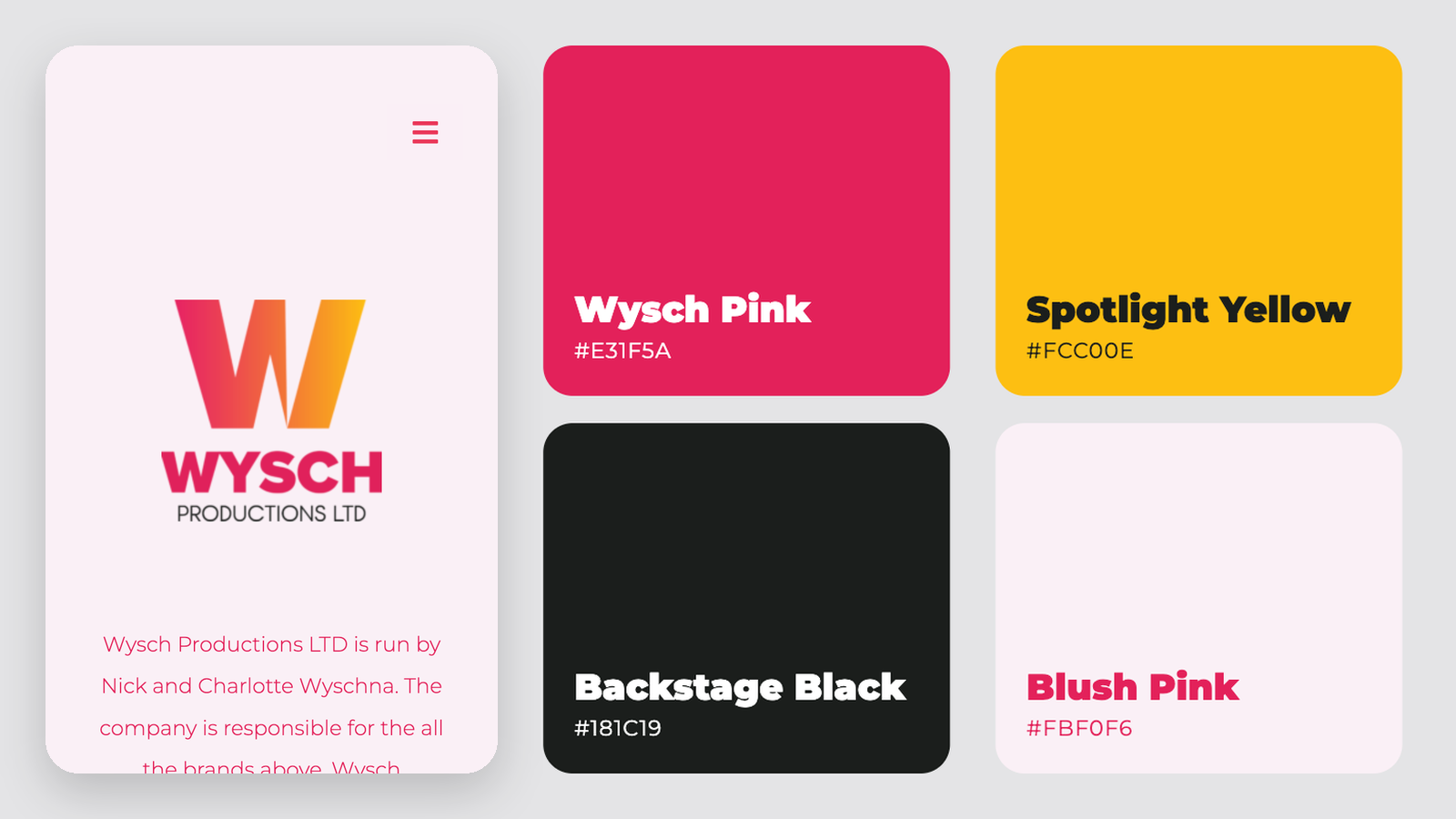 Wysch Productions Colours
