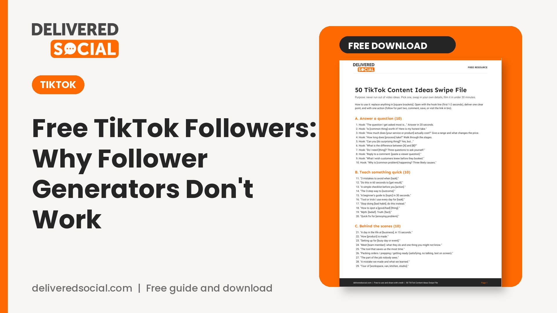 free tiktok followers
