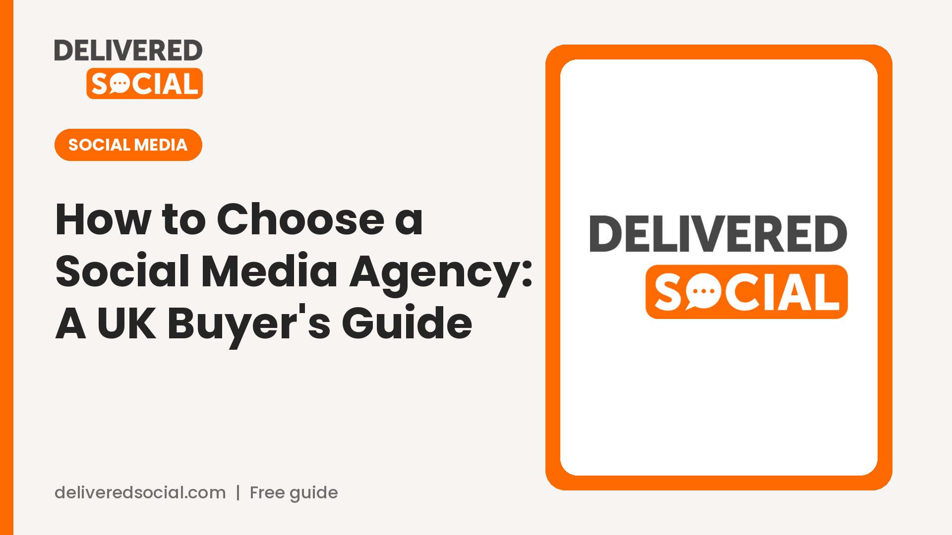 how to choose a social media agency