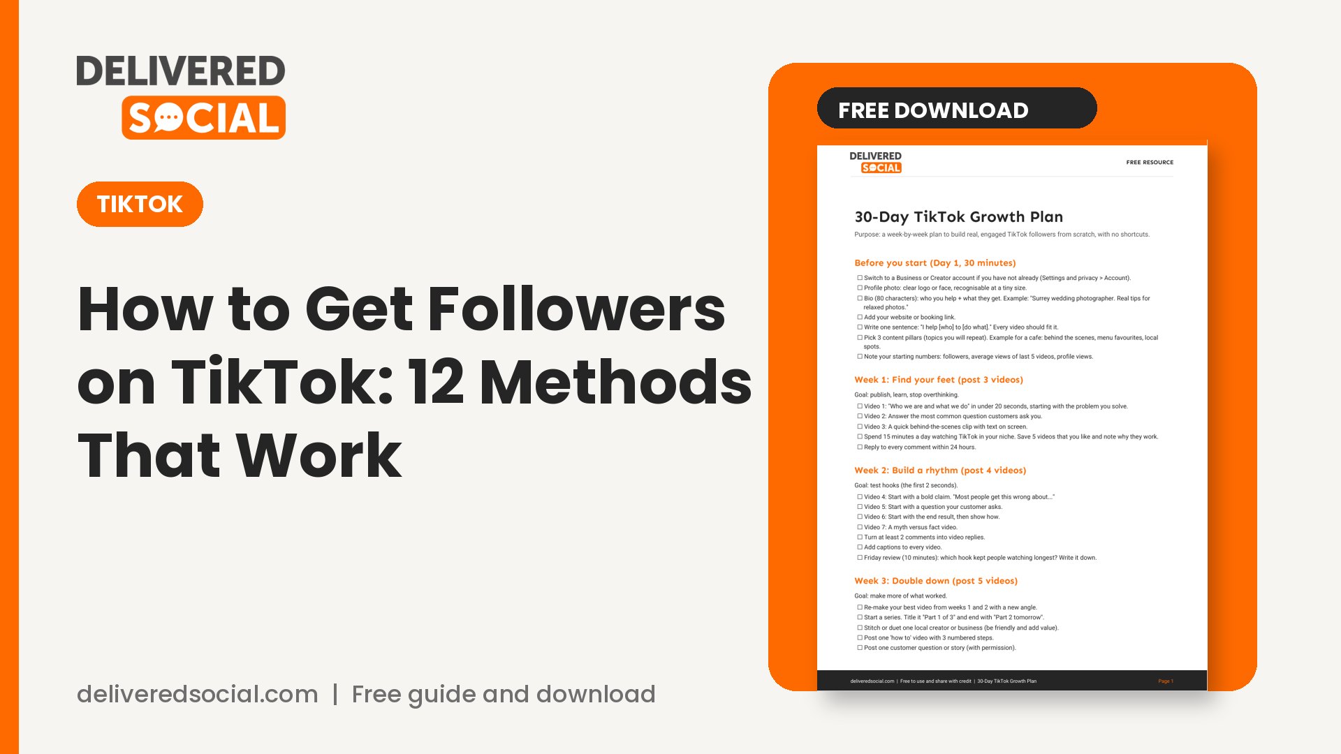 how to get followers on tiktok